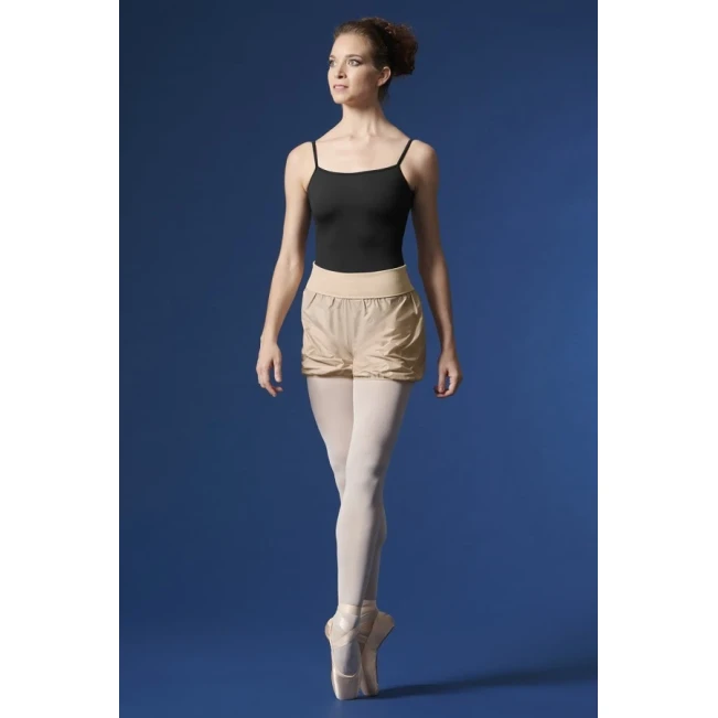 Mirella Damen-Shorts aus Nylon zum Aufwärmen - Hautfarbe - sand Mirella Damen-Shorts aus Nylon zum Aufwärmen - Hautfarbe - sand