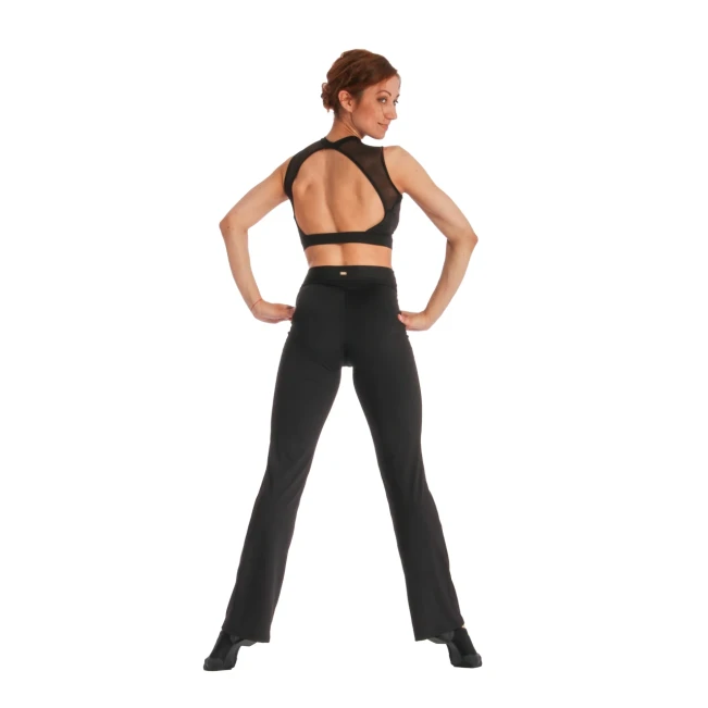 Mirella Miami M6047L, Hose mit hohem Bund für Damen Mirella Miami M6047L, Hose mit hohem Bund für Damen