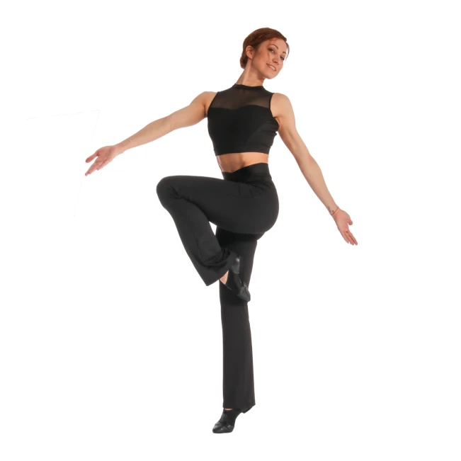 Mirella Miami M6047L, Hose mit hohem Bund für Damen Mirella Miami M6047L, Hose mit hohem Bund für Damen