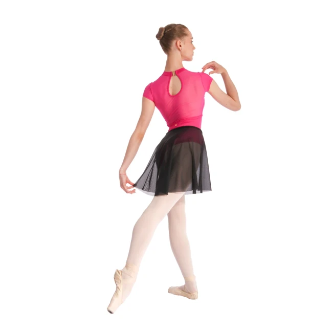 Mirella Miami, Damenrock mit elastischem Taillenbund - Schwarz Mirella Miami, Damenrock mit elastischem Taillenbund - Schwarz