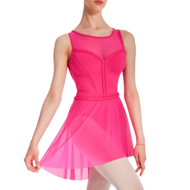 Mirella Miami, Damenrock mit elastischem Taillenbund Mirella Miami, Damenrock mit elastischem Taillenbund - Fuchsia