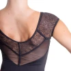 Mirella Pleated Bod Cap sleeve leotard M5096LM, Damen-Trikot mit Ärmeln