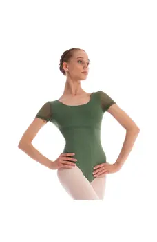 Dansez Vous Ophelia, Damen-Tanztrikot mit Netzärmeln