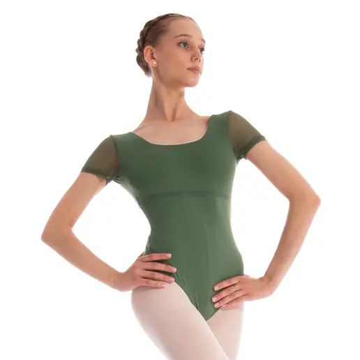 Dansez Vous Ophelia, Damen-Tanztrikot mit Netzärmeln