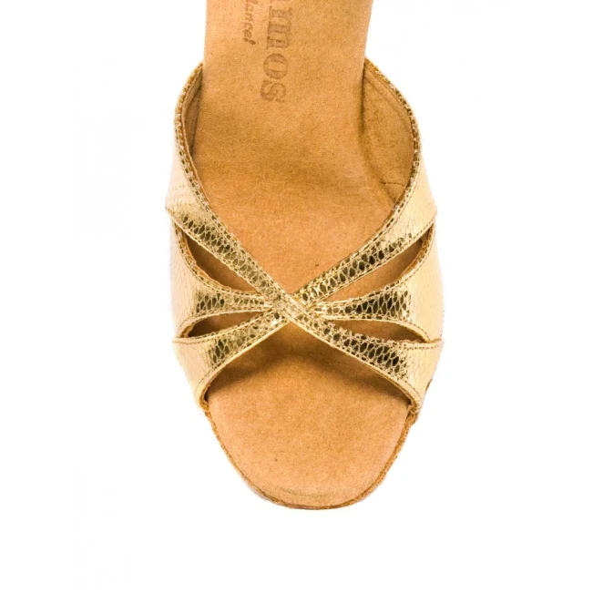 Rummos Exclusive, Gesellschaftstanzschuhe - Golden Schlangenhaut Rummos