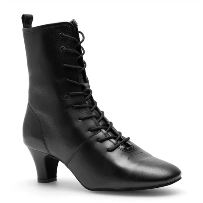 Rumpf Folklore boots, Damen-Leder-Tanzstiefel