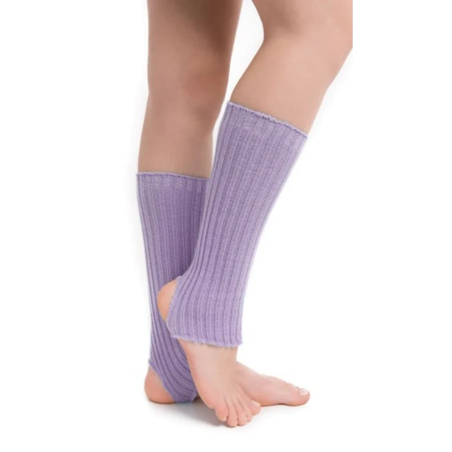 Stulpen mit Steg für Kinder - Violett - lavender