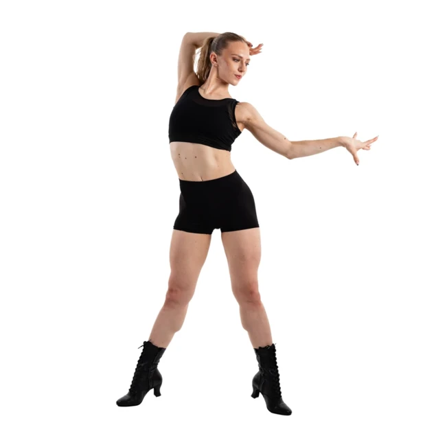 Rumpf Betty, Damen-Leder-Tanzstiefel Rumpf Betty, Damen-Leder-Tanzstiefel