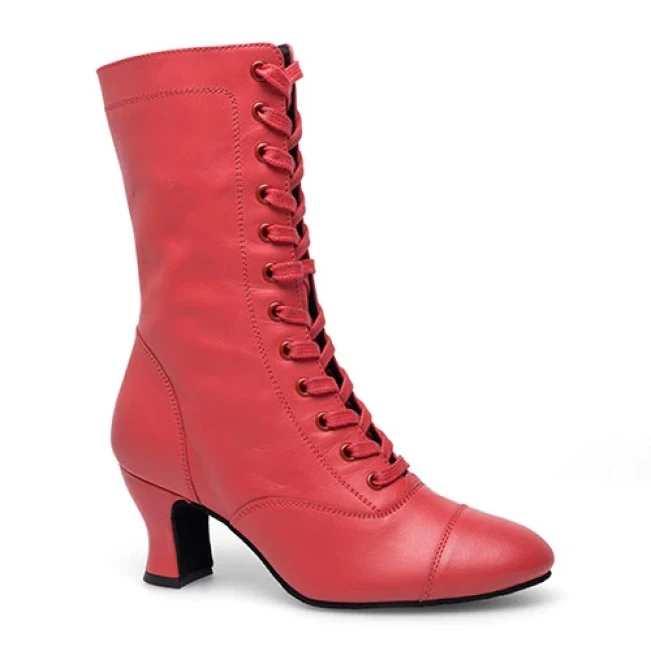Rumpf Betty, Damen-Leder-Tanzstiefel Rumpf Betty, Damen-Leder-Tanzstiefel