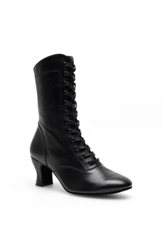Rumpf Allie, Damen-Leder-Tanzstiefeletten