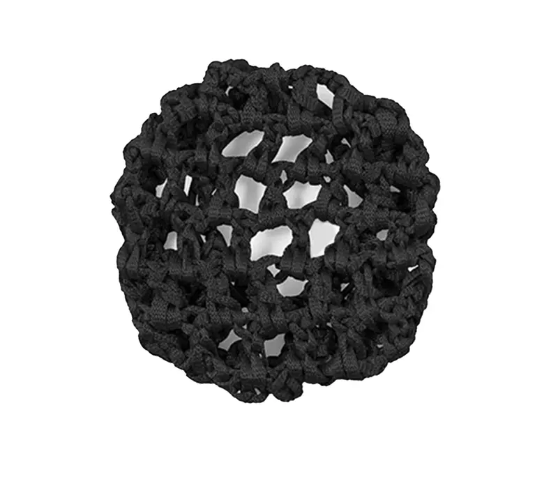 Rumpf Bun Cover, Farbige Haarnetz für Dutt - Schwarz