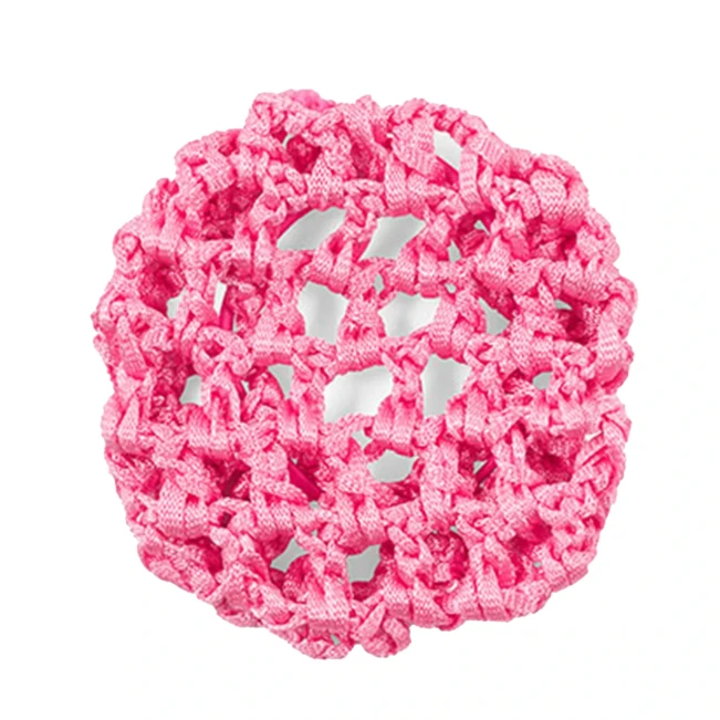 Rumpf Bun Cover, Farbige Haarnetz für Dutt - Rosa - pink