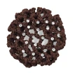 Rumpf Bun Cover, Farbige Haarnetz für Dutt mit Kristall - Kaffee Rumpf Bun Cover, Farbige Haarnetz für Dutt mit Kristall - Kaffee