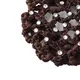 Rumpf Bun Cover, Farbige Haarnetz für Dutt mit Kristall
