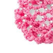 Rumpf Bun Cover, Farbige Haarnetz für Dutt mit Kristall - Rosa - pink Rumpf Bun Cover, Farbige Haarnetz für Dutt mit Kristall - Rosa - pink