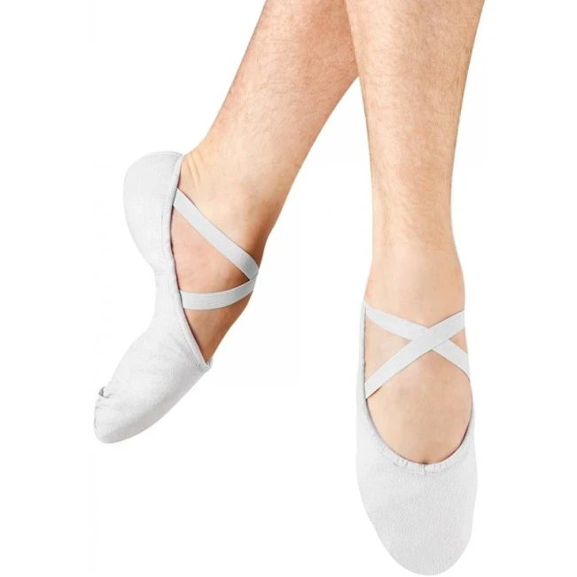 Bloch Pump, Ballettschuhe für Männer - Weiss Bloch Pump, Ballettschuhe für Männer - Weiss