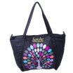 Sansha 92AH0008P Tasche mit Pfauenmotiv