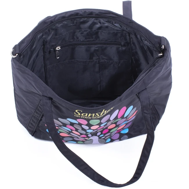 Sansha 92AH0008P Tasche mit Pfauenmotiv