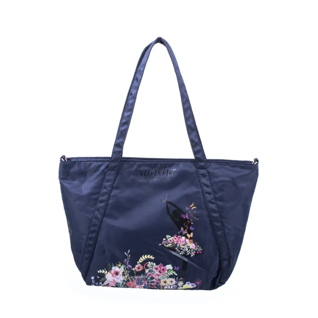 Sansha 92AH0008P, blaue romantische Tasche mit Ballerina-Motiv Sansha 92AH0008P, blaue romantische Tasche mit Ballerina-Motiv