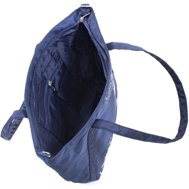 Sansha 92AH0008P, blaue romantische Tasche mit Ballerina-Motiv Sansha 92AH0008P, blaue romantische Tasche mit Ballerina-Motiv