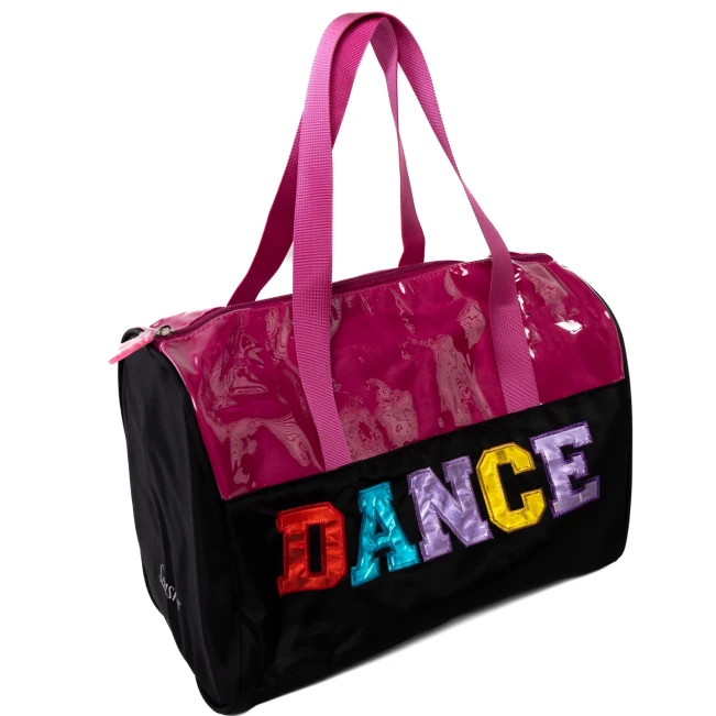Sansha 92BO1003P, Dance Tasche mit bunten Buchstaben Motiv