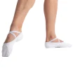 Sansha Pro, Herren Ballettschläppchen aus Leinen - Weiss Sansha Pro, Herren Ballettschläppchen aus Leinen - Weiss