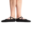 Sansha Pro, Herren Ballettschläppchen aus Leinen - Schwarz Sansha Pro, Herren Ballettschläppchen aus Leinen - Schwarz