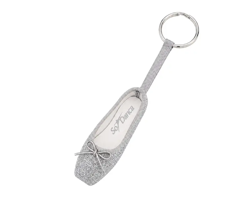 So Danca Anhänger, glitzernde Ballettspitze - Silber