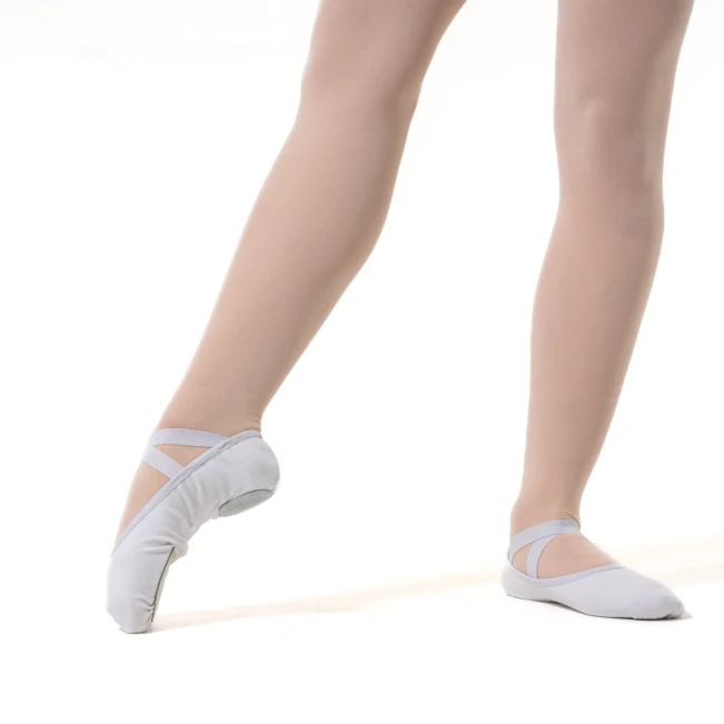 So Danca SD16, elastische Ballettschläppchen für Damen - Weiss So Danca SD16, elastische Ballettschläppchen für Damen - Weiss