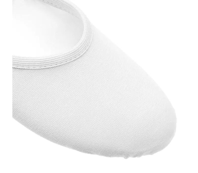 So Danca SD16, Herren elastische Ballettschläppchen - Weiss