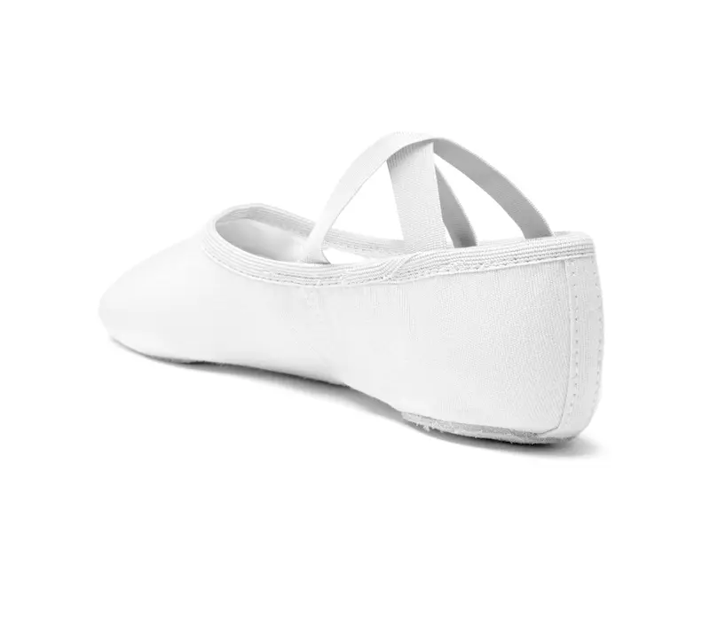 So Danca SD16, Herren elastische Ballettschläppchen - Weiss