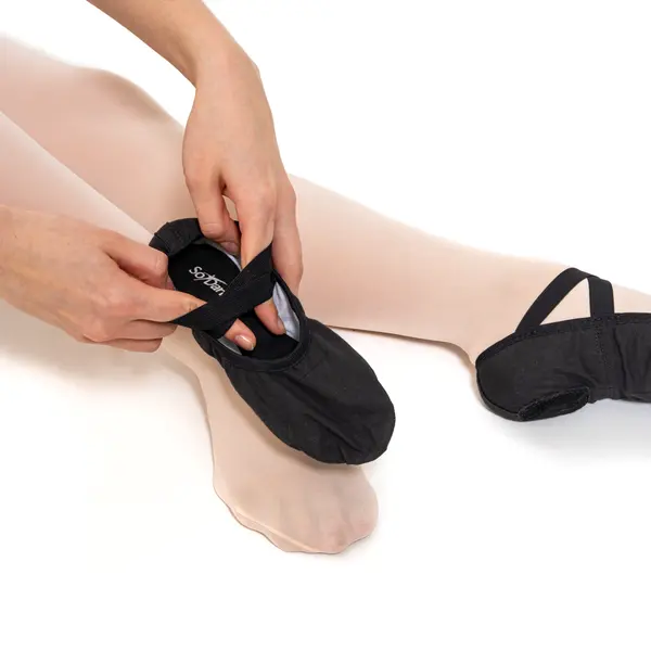 So Danca SD16, elastische Ballettschläppchen für Damen