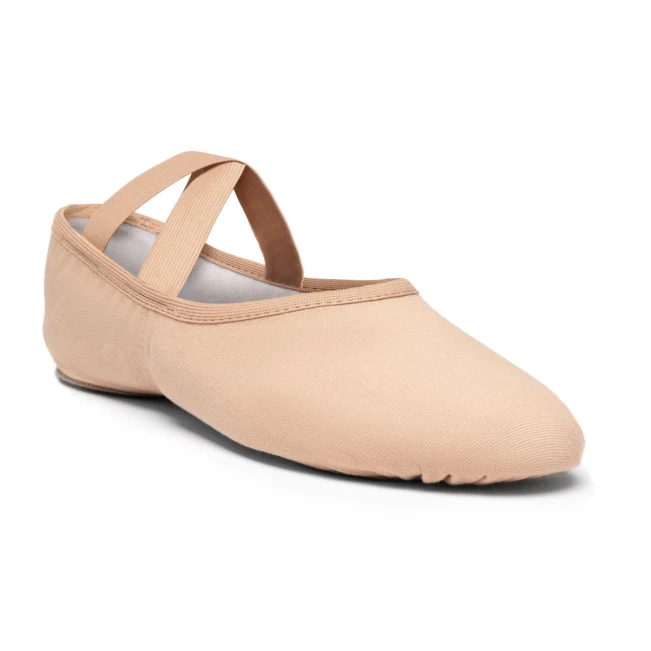 So Danca SD16, Herren elastische Ballettschläppchen - Hautfarbe  - sand