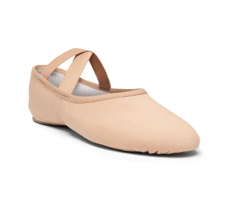 So Danca SD16, Herren elastische Ballettschläppchen - Hautfarbe  - sand