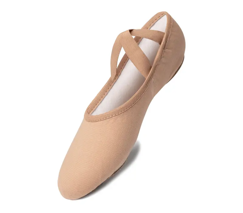 So Danca SD16, Herren elastische Ballettschläppchen - Hautfarbe  - sand