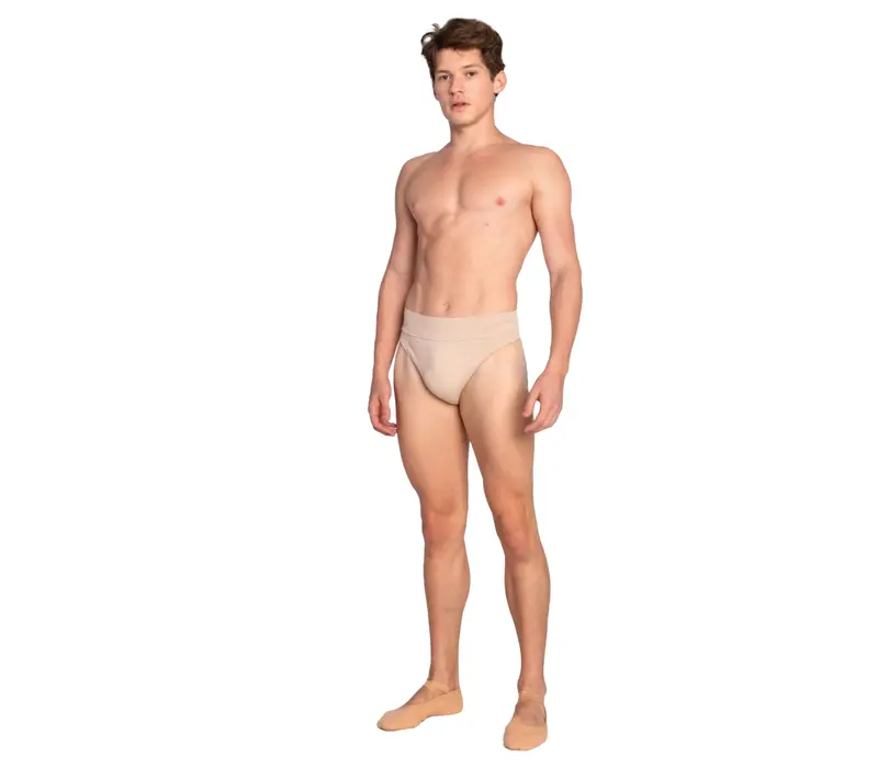 So Danca Microfiber Dance Belt, Herren-Suspenzor - Hautfarbe-nude