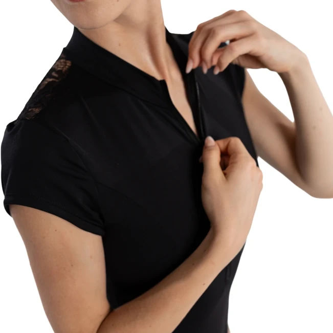 Capezio Elegance Kurzarm-Prinzessin, Damen-Trikot 