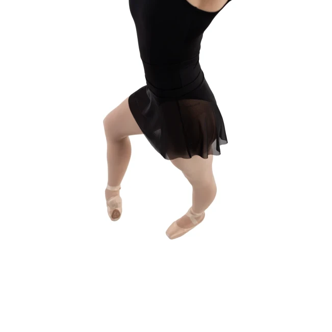 Bloch Jaye Mesh Skirt, Damenrock mit elastischem Bund 