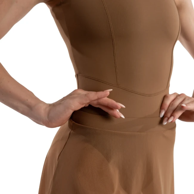 Bloch Jaye Mesh Skirt, Damenrock mit elastischem Bund 