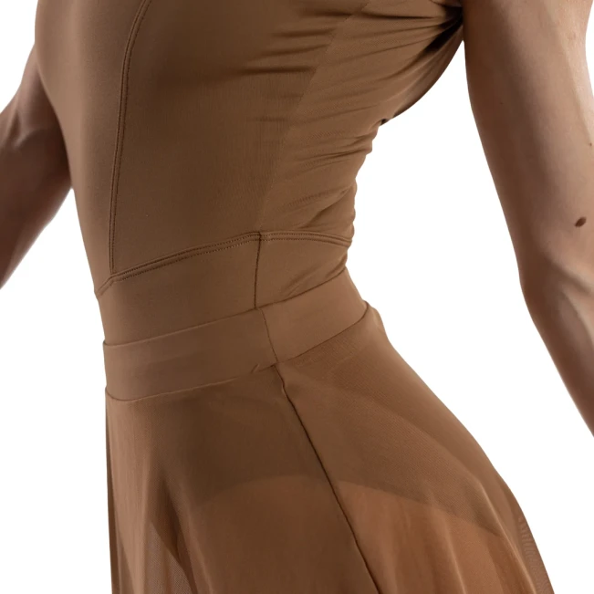 Bloch Jaye Mesh Skirt, Damenrock mit elastischem Bund 