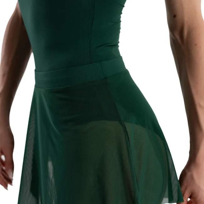 Bloch Jaye Mesh Skirt, Damenrock mit elastischem Bund 