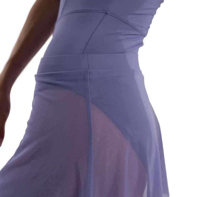 Bloch Jaye Mesh Skirt, Damenrock mit elastischem Bund 