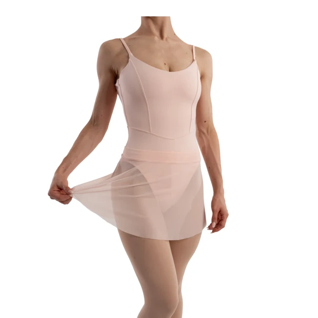 Bloch Jaye Mesh Skirt, Damenrock mit elastischem Bund 
