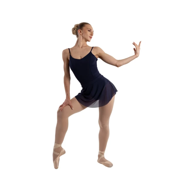 Bloch Jaye Mesh Skirt, Damenrock mit elastischem Bund 