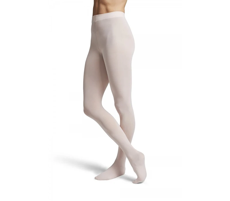 Bloch Mädchenstrumpfhose mit Fuß - Kaffeebraun Bloch