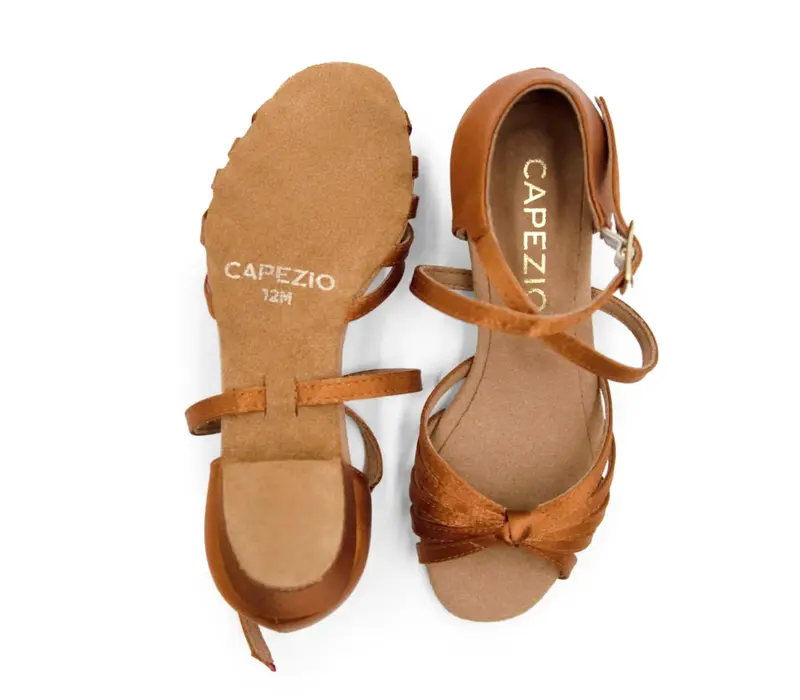 Freed of London Libby, Leder-Lateinschuhe für Kinder - Hautfarbe - tan