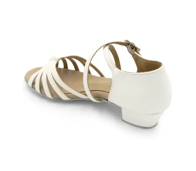 Freed of London Libby, Leder-Lateinschuhe für Kinder - Weiss