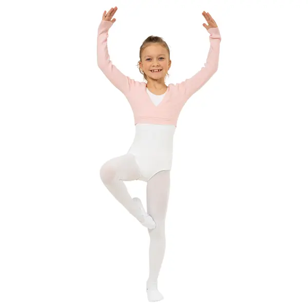 Bloch Fix Wrap Sweater, Mädchen-Ballett-Aufwärmtop Bloch Fix Wrap Sweater, Mädchen-Ballett-Aufwärmtop
