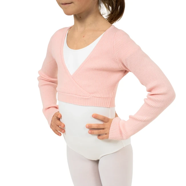 Bloch Fix Wrap Sweater, Mädchen-Ballett-Top zum Aufwärmen Bloch Fix Wrap Sweater, Mädchen-Ballett-Top zum Aufwärmen