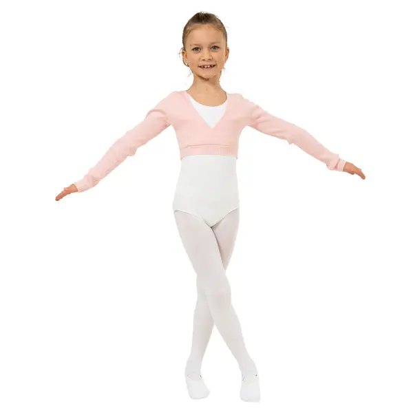 Bloch Fix Wrap Sweater, Mädchen-Ballett-Aufwärmtop Bloch Fix Wrap Sweater, Mädchen-Ballett-Aufwärmtop